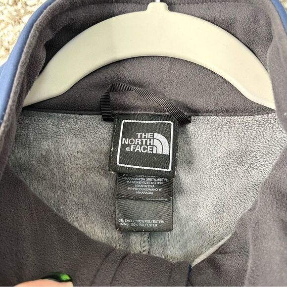 The North Face Jacket Men’s Small Blue Apex Soft Shell Full Zip Up Fleece Lined - Picture 3 of 7